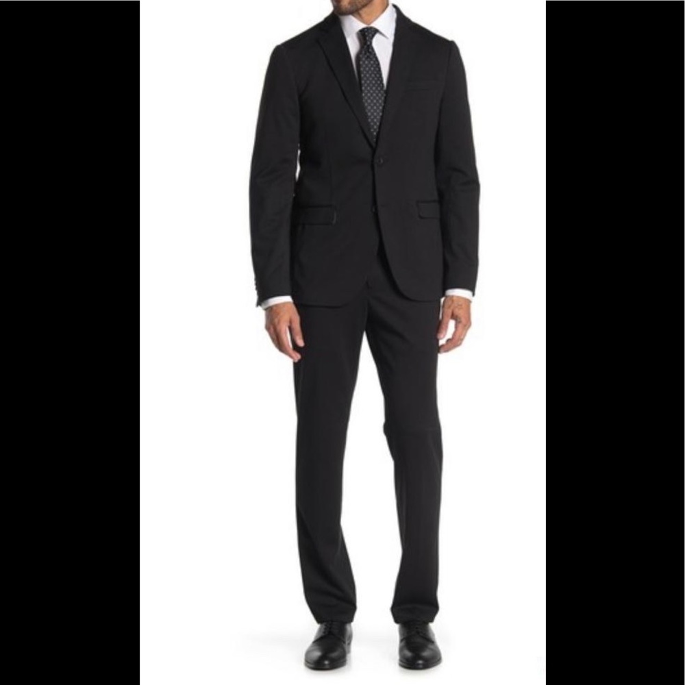 Brand new SAVILE ROW CO Black 44R suits new with tag